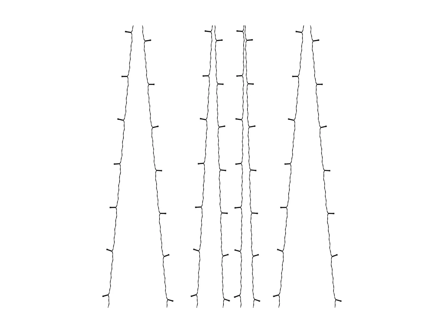 Lampes solaires 5 pcs 5x200 LED Bleu Intérieur Extérieur