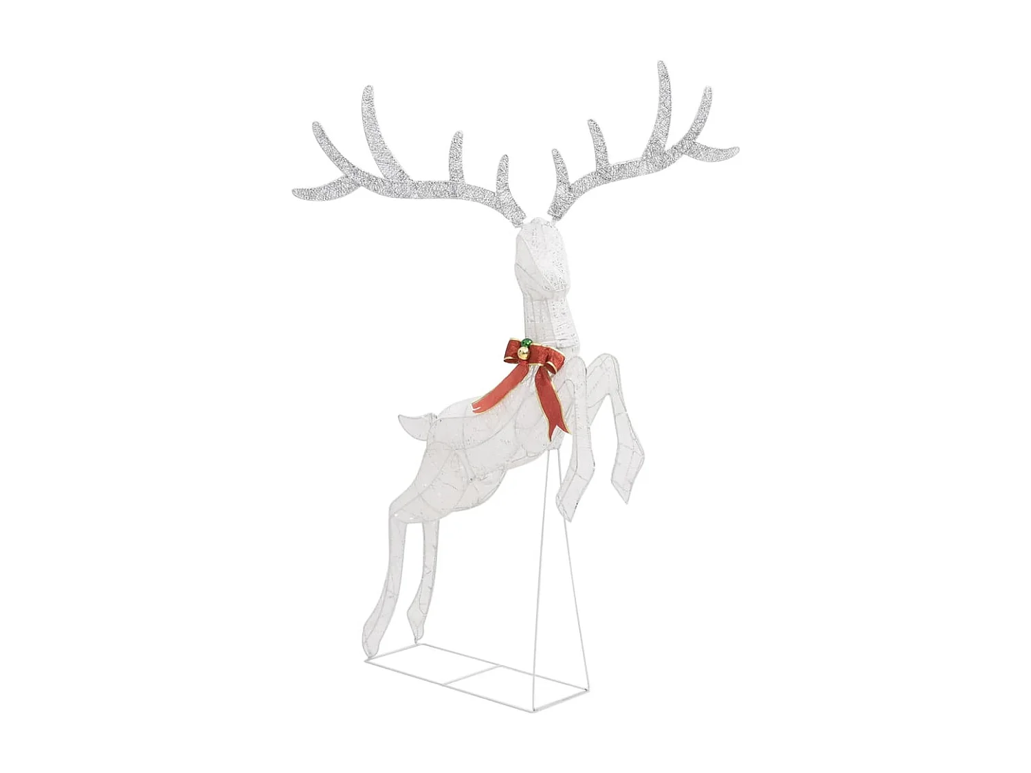 Renne volant de décoration de Noël 120 LED Blanc froid Blanc