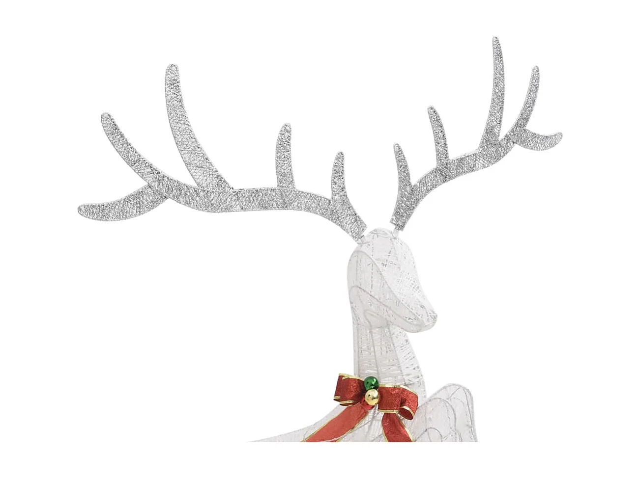 Renne volant de décoration de Noël 120 LED Blanc froid Blanc