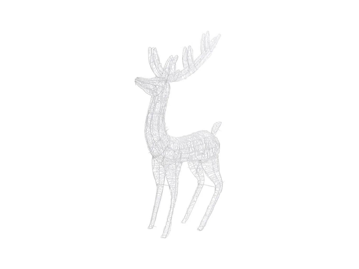 XXL Weihnachts-Rentier, Acryl, 250 LEDs, 2 Stück, 180 cm, Kaltweiß