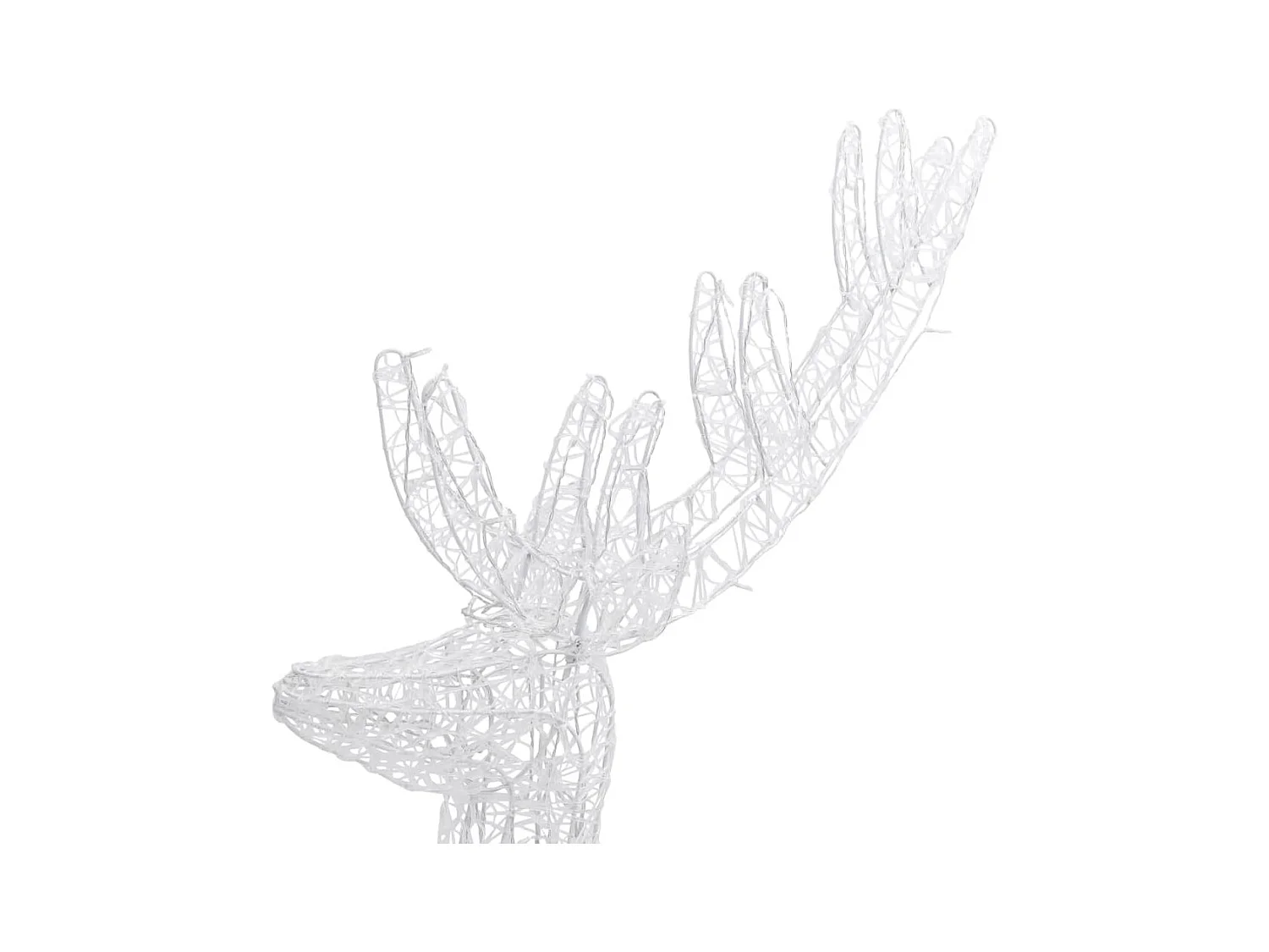 XXL Weihnachts-Rentier, Acryl, 250 LEDs, 2 Stück, 180 cm, Kaltweiß