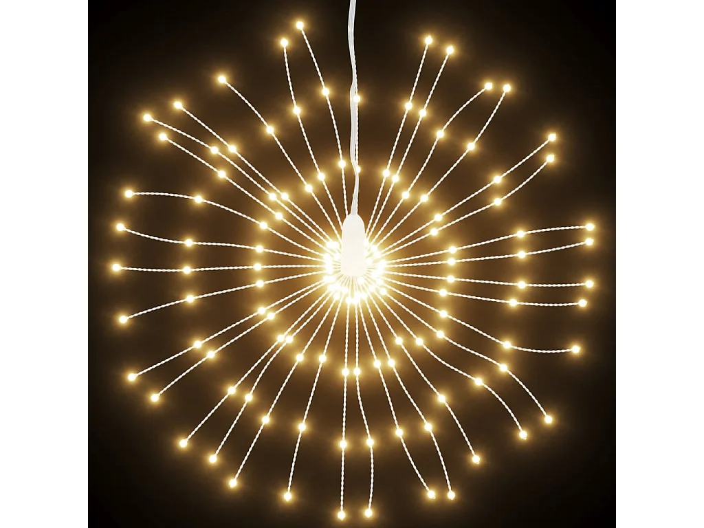 Strahlender Weihnachtsstern 140 warmweiße LEDs 17 cm