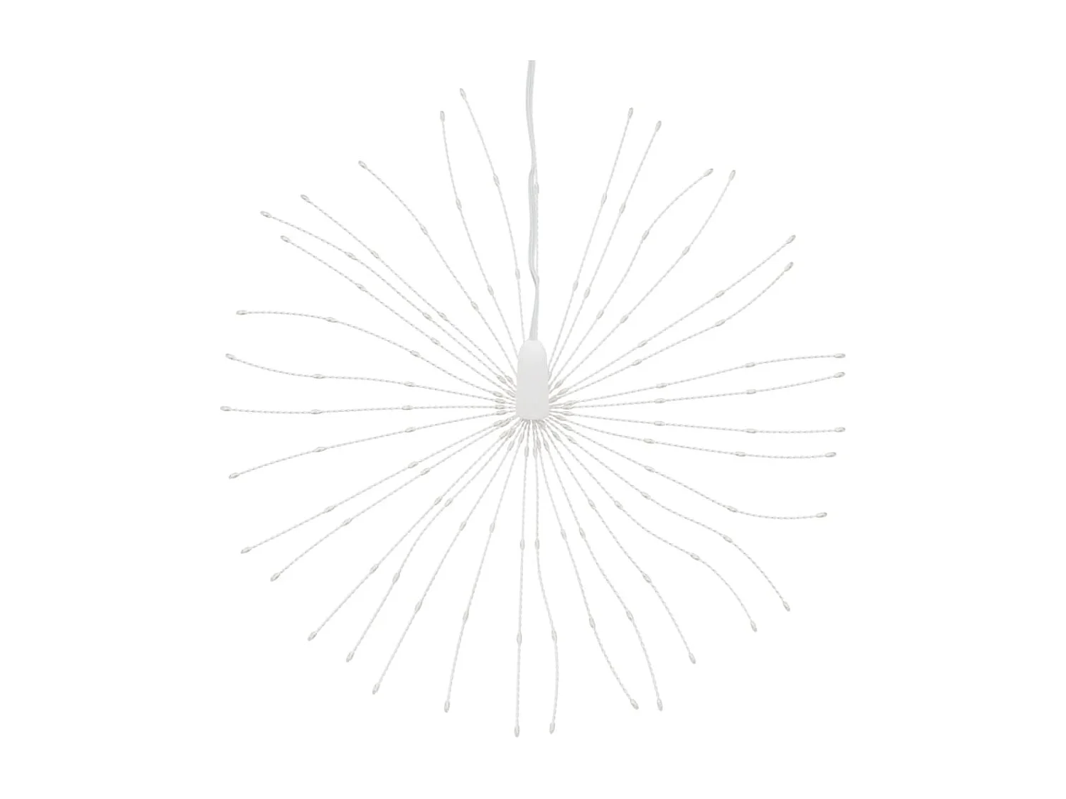 Strahlender Weihnachtsstern 140 warmweiße LEDs 17 cm