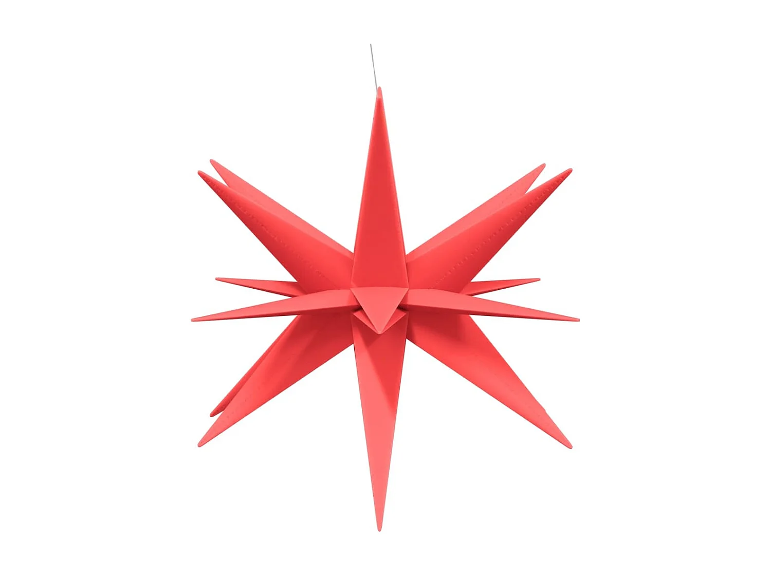 Lumière de Noël avec LED pliable rouge 100 cm