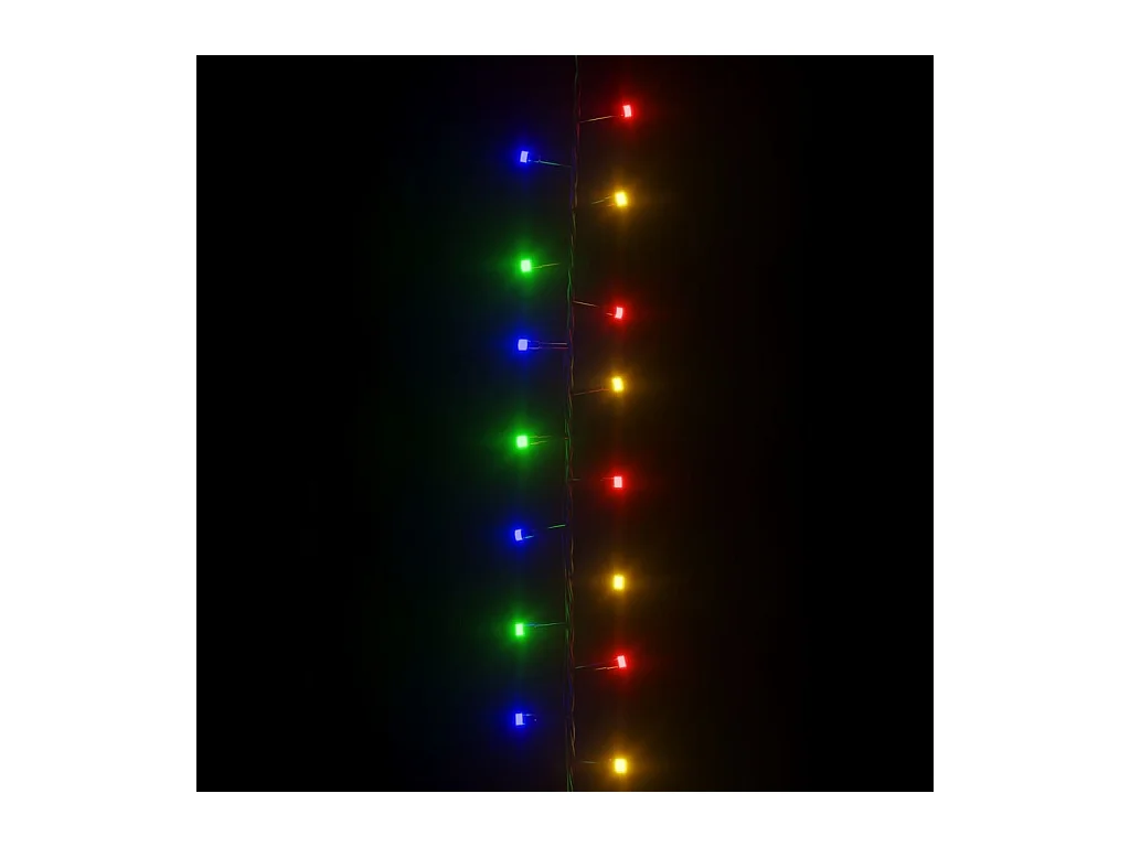 Kompakte LED-Girlande mit 2000 mehrfarbigen LEDs 45 m PVC