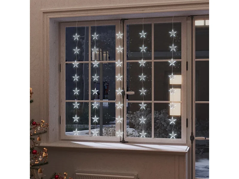 Guirlande lumineuse à étoiles LED 200 LED Blanc 8 fonctions