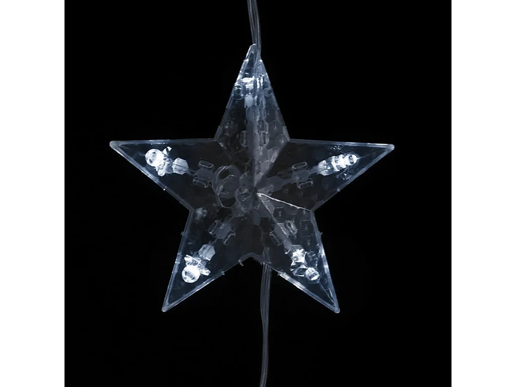 Guirlande lumineuse à étoiles LED 200 LED Blanc 8 fonctions