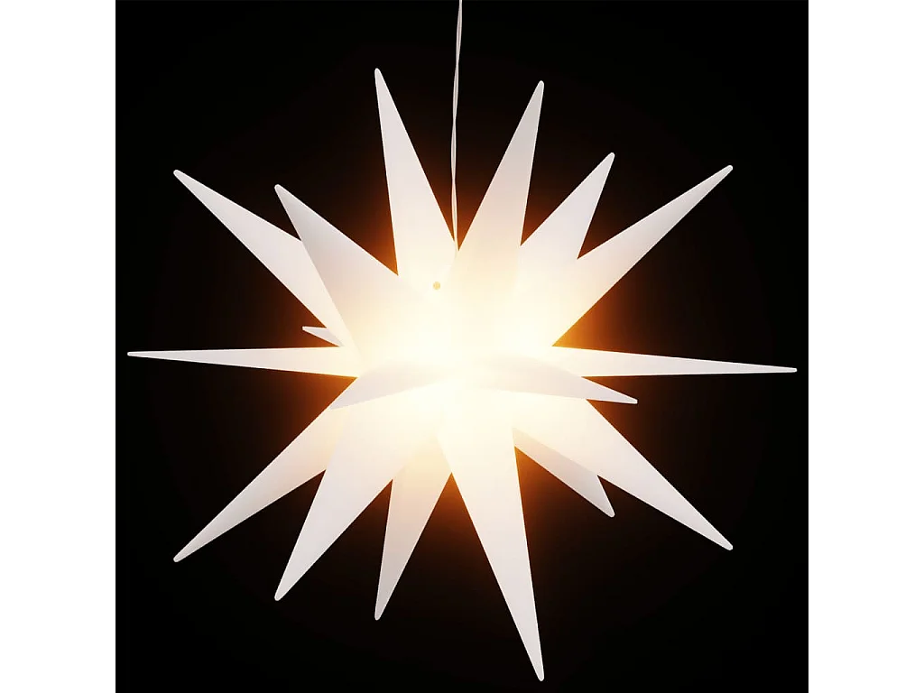 Luce natalizia con LED bianca pieghevole 43 cm