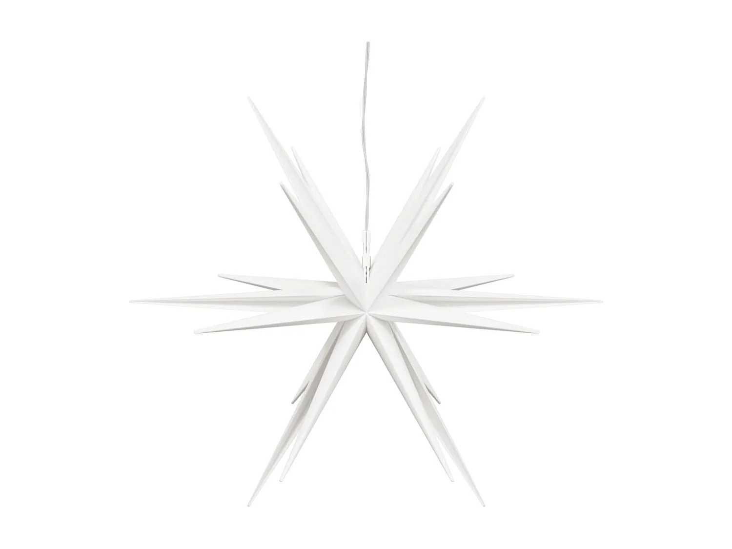 Luce natalizia con LED bianca pieghevole 43 cm