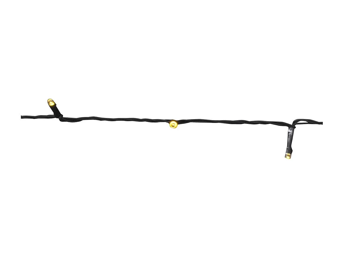 Guirlande lumineuse solaire LED blanc chaud Décoration de Noël