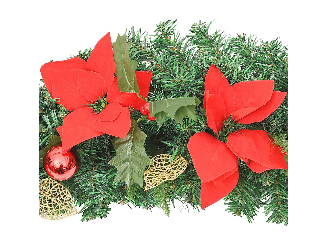 Arche de Noël avec lumières LED Vert 90 cm PVC