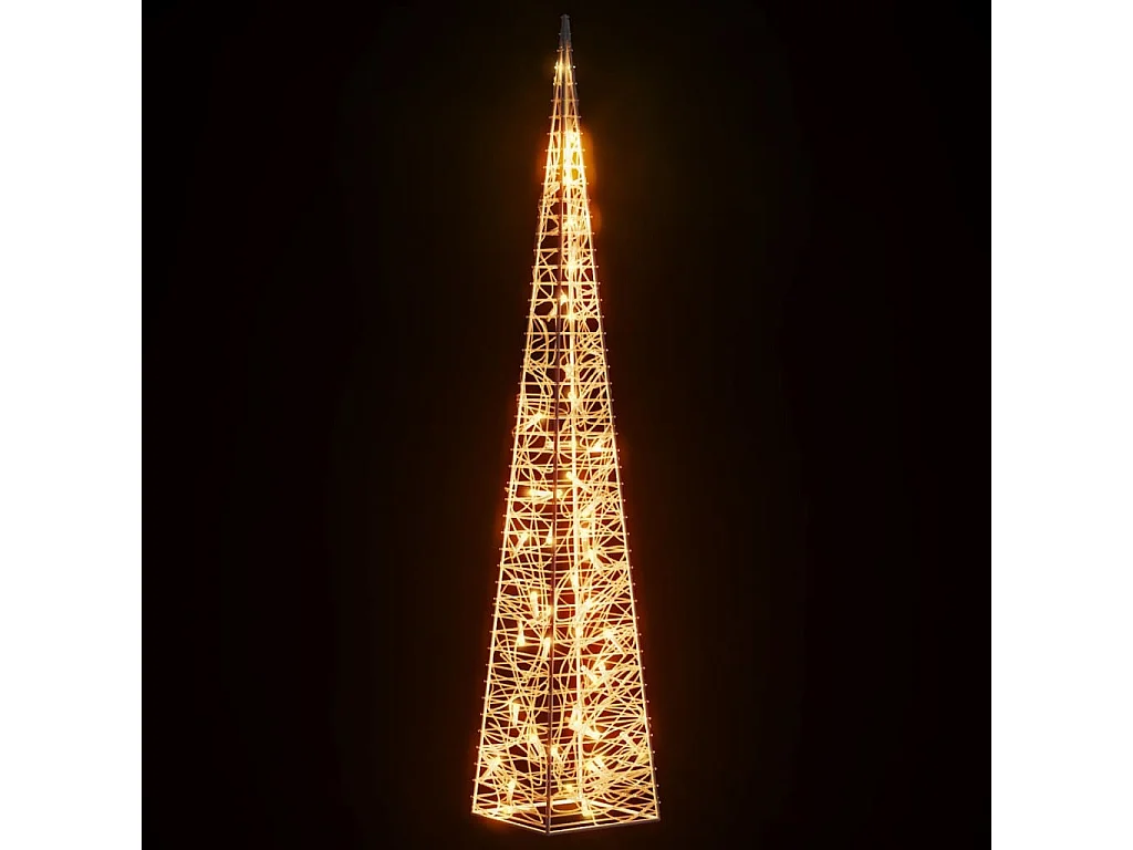 Cône lumineux décoratif à LED Acrylique Blanc chaud 90 cm