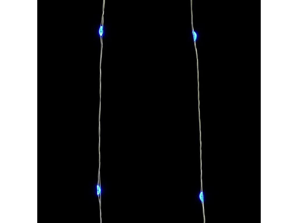 Micro LED lichtslinger 40m 400 LED blauw 8 functies
