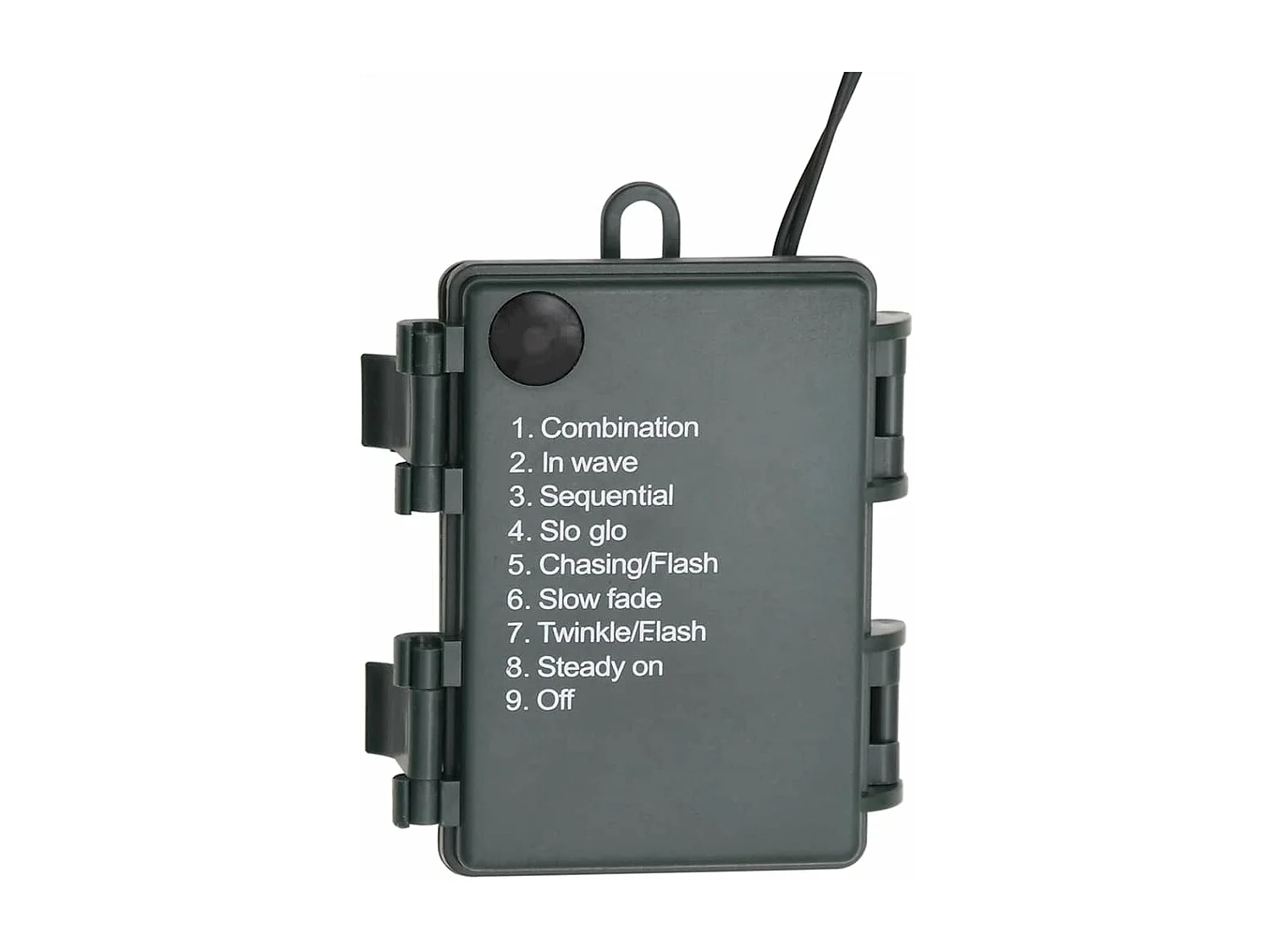 Kerstslinger met LED-verlichting Groen 5,2 m PVC