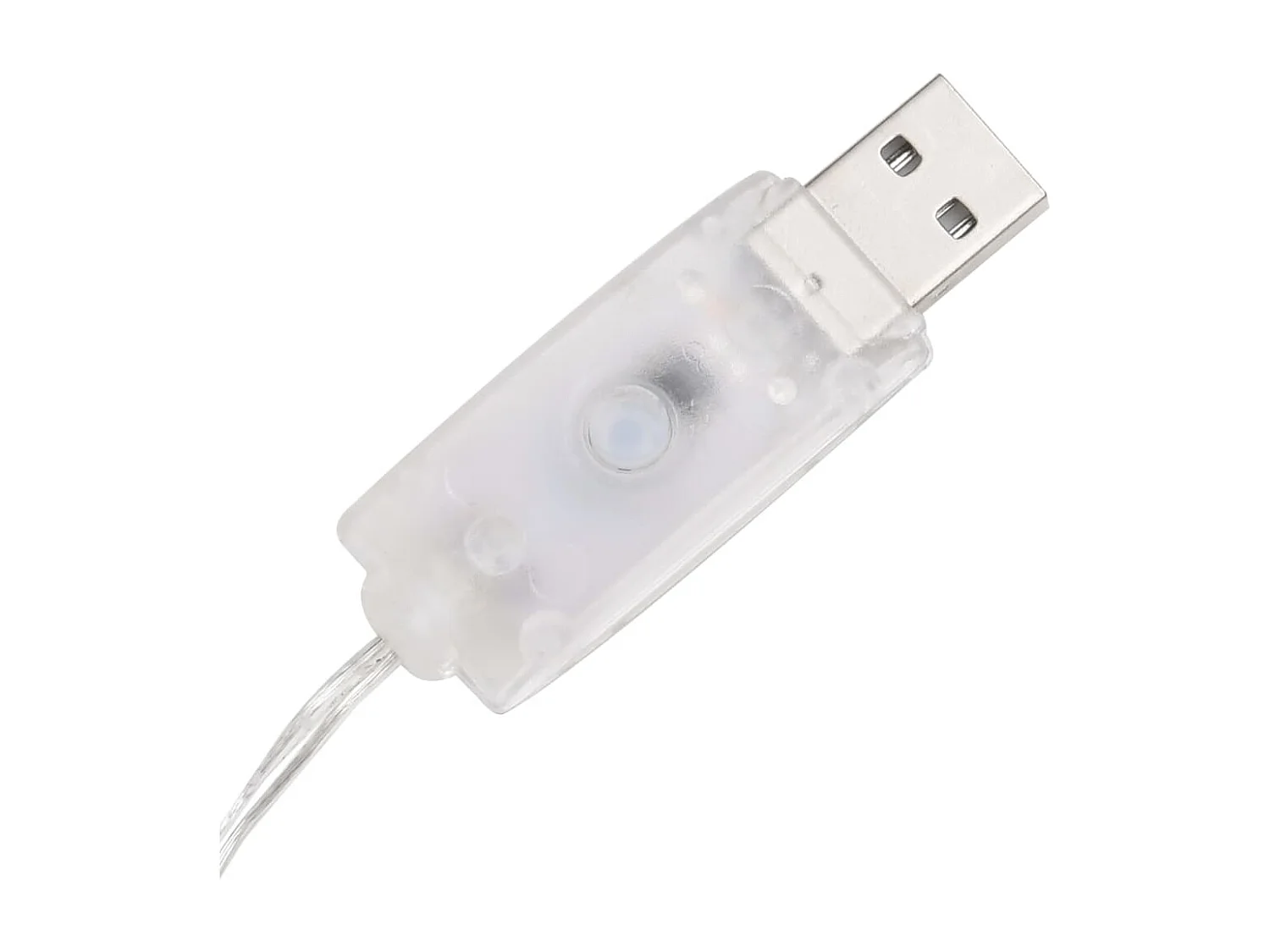 Cône lumineux décoratif pyramide à LED Acrylique Bleu 90 cm