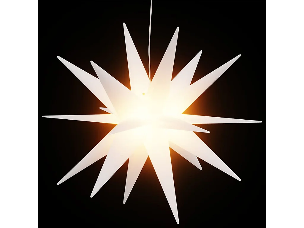 Luce natalizia con LED bianca pieghevole 100 cm