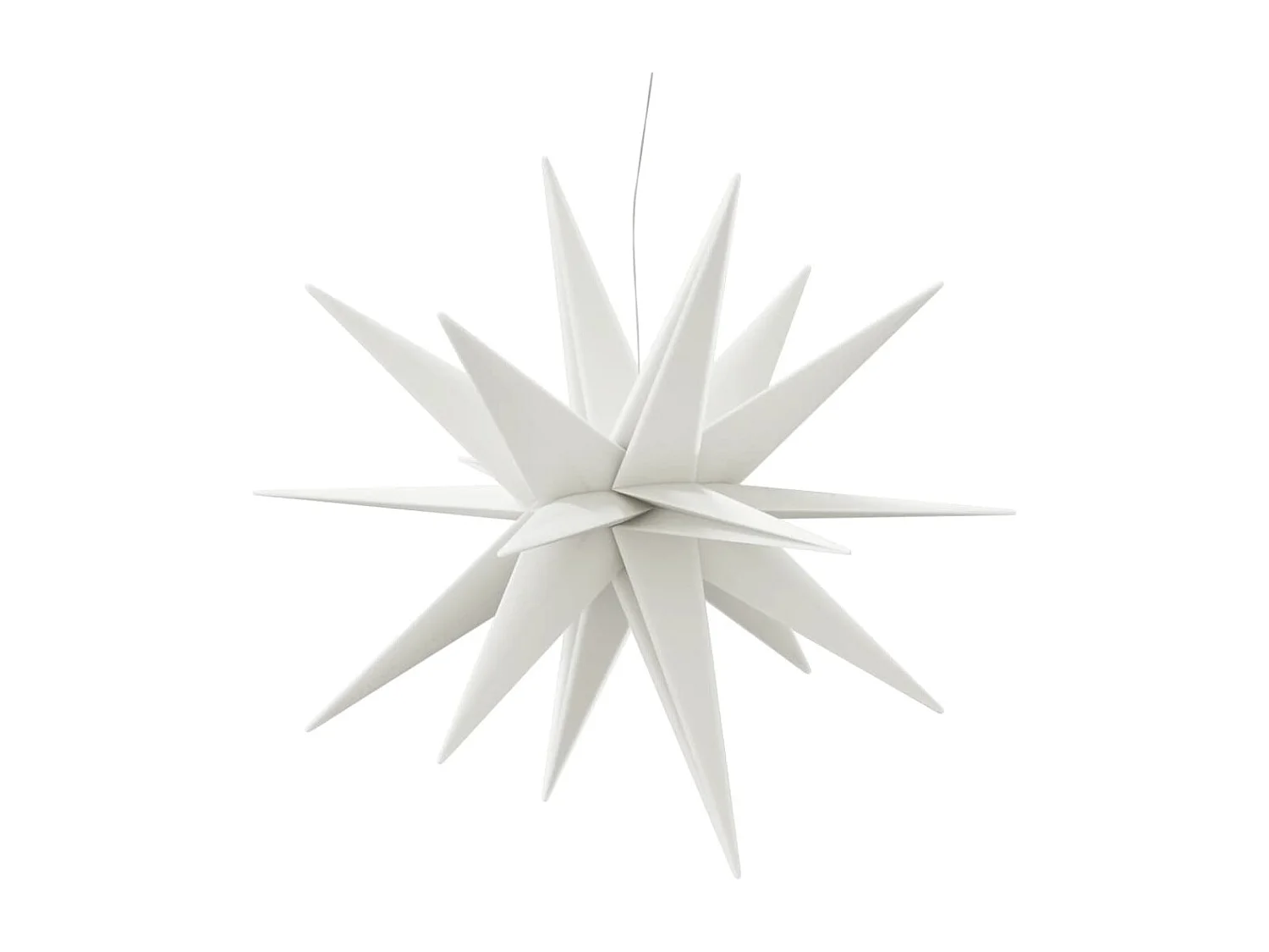 Luce natalizia con LED bianca pieghevole 100 cm