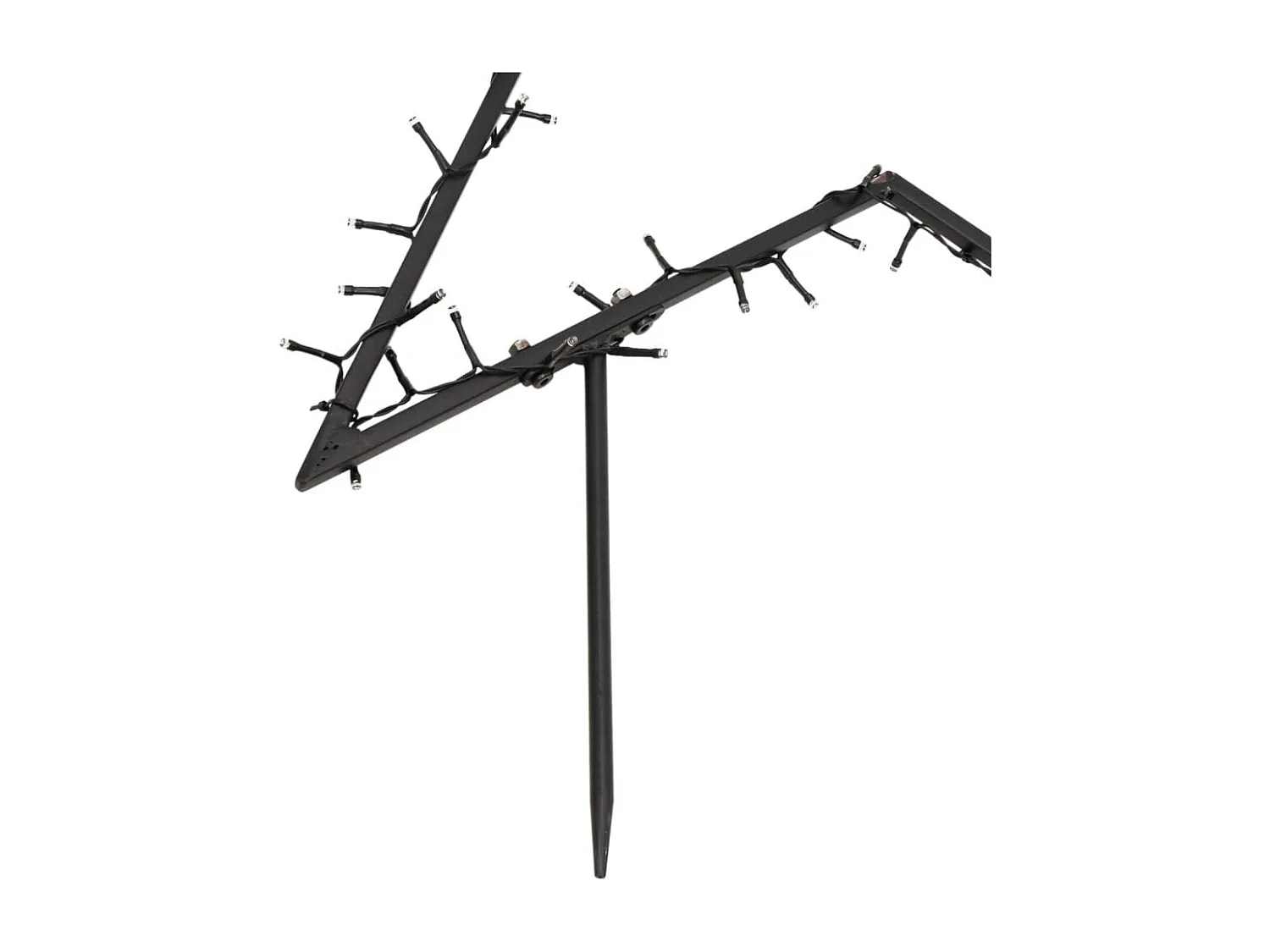 Decorazione luminosa stella di Natale con 115 picchetti LED 85 cm