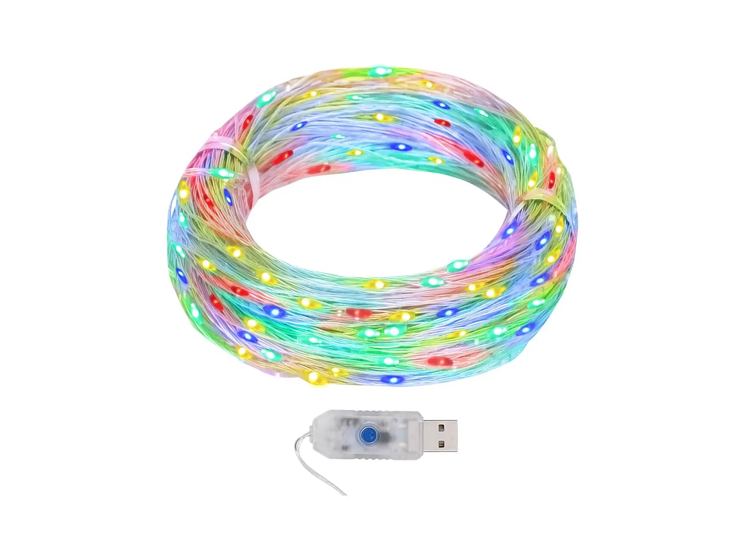 Ghirlanda luminosa micro LED 40m 400 LED colorati 8 funzioni