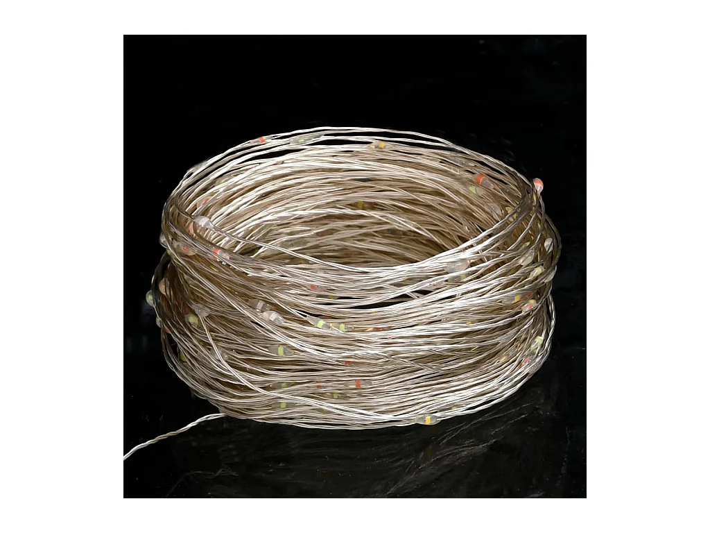 Micro-LED-Lichtgirlande 40 m, 400 bunte LEDs, 8 Funktionen