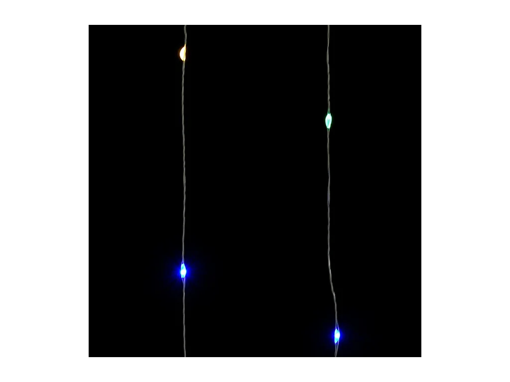 Micro-LED-Lichtgirlande 40 m, 400 bunte LEDs, 8 Funktionen