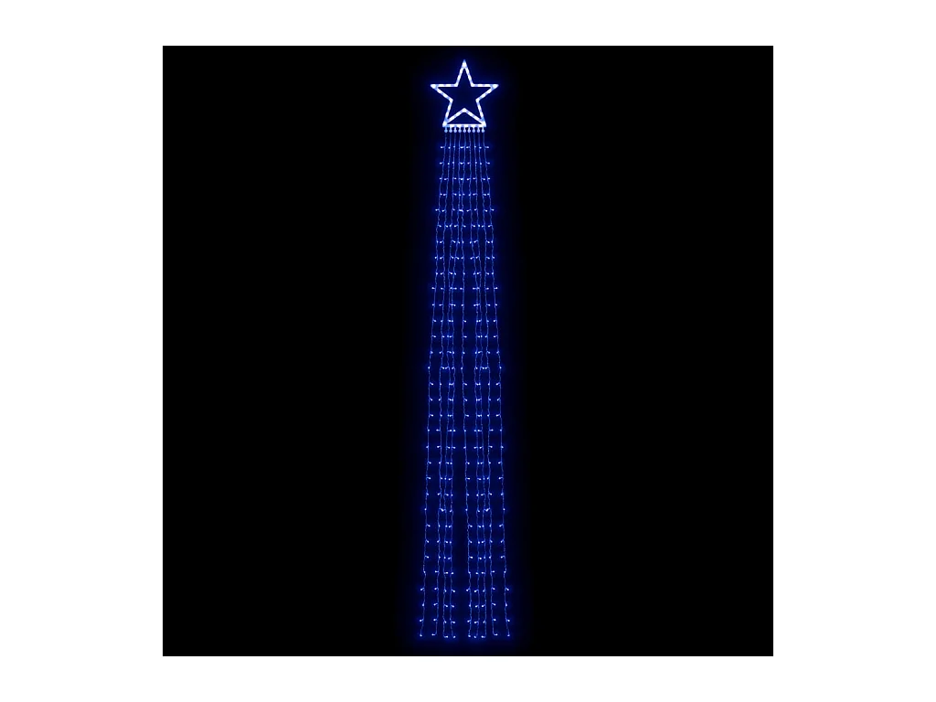 Weihnachtsbaumgirlande 320 LED blau 375 cm