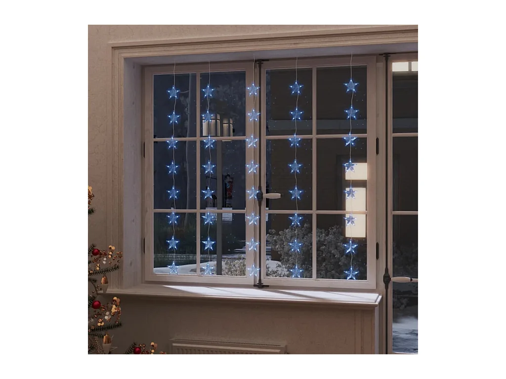 LED-sterrenlichtslinger 200 LED Blauw 8 functies