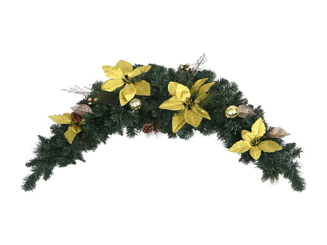 Arche de Noël avec lumières LED Vert 90 cm PVC