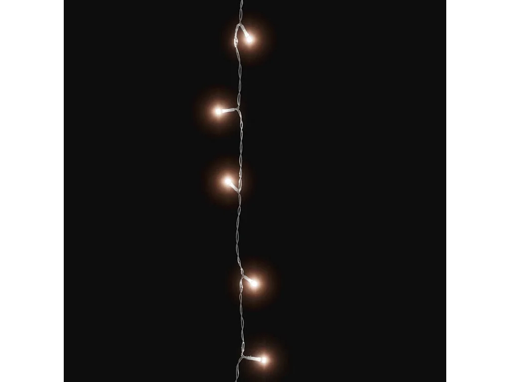 Guirlande LED avec 1000 LED Blanc chaud 100 m PVC