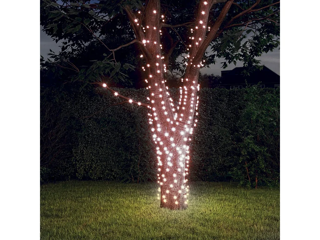 Luci solari 5 pz 5x200 LED Bianco caldo Interni Esterni