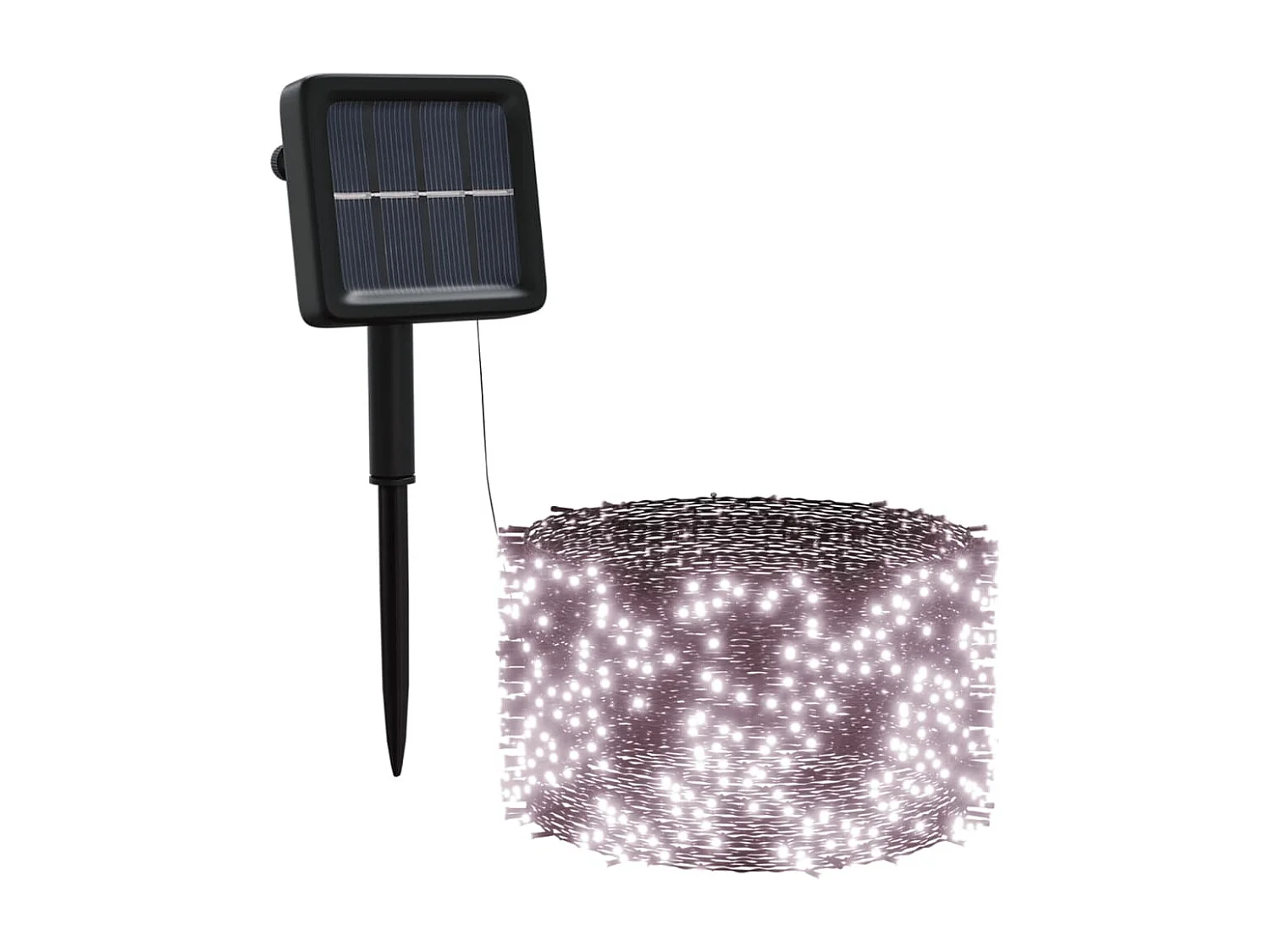 Luci solari 5 pz 5x200 LED Bianco caldo Interni Esterni