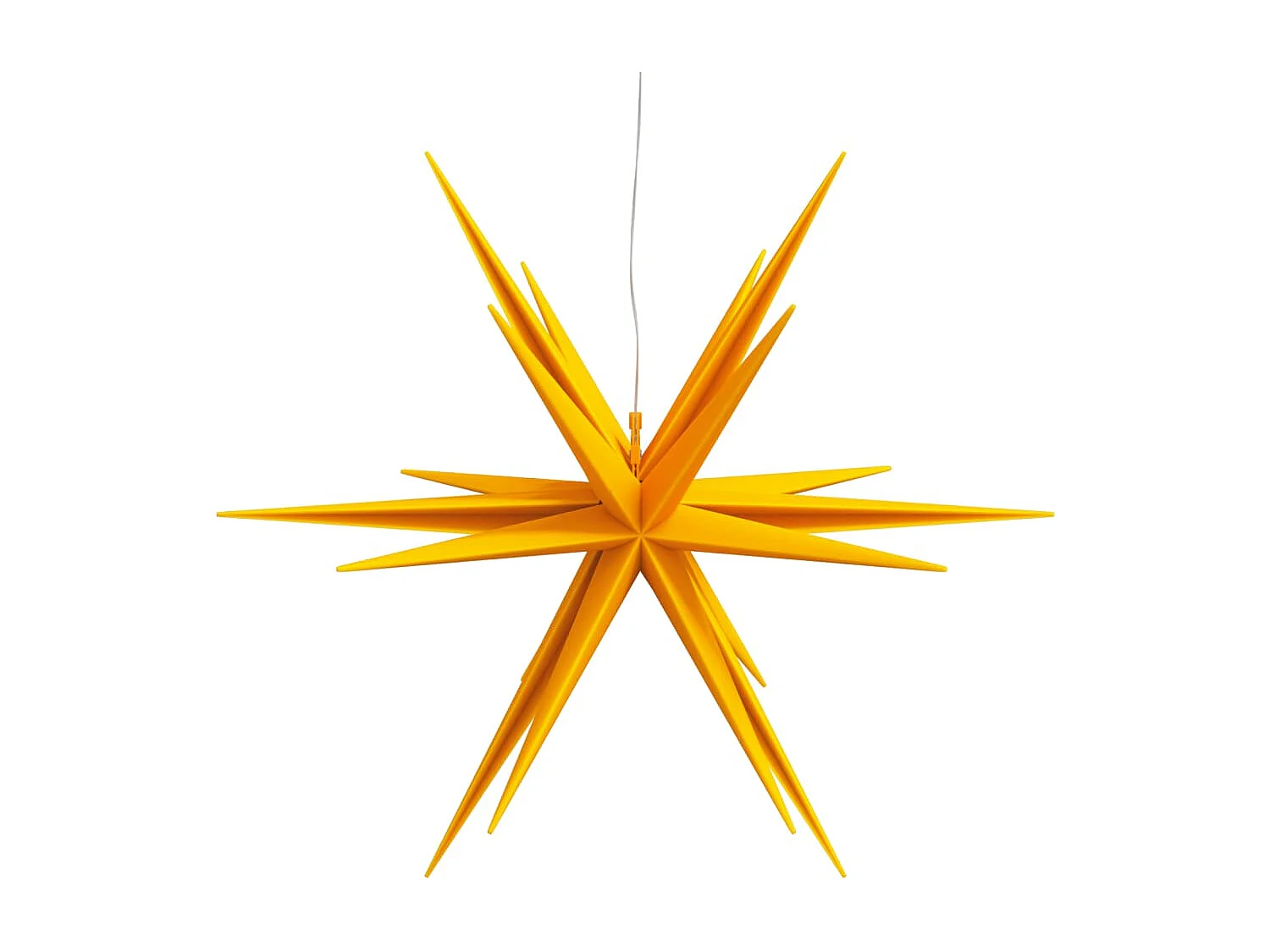 Weihnachtslicht mit gelber faltbarer LED 57 cm