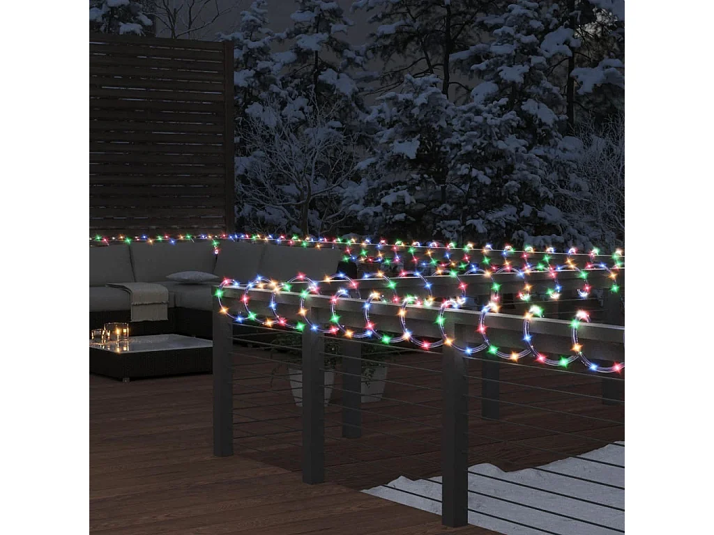 Cordon lumineux avec 480 LED Multicolore 20 m PVC