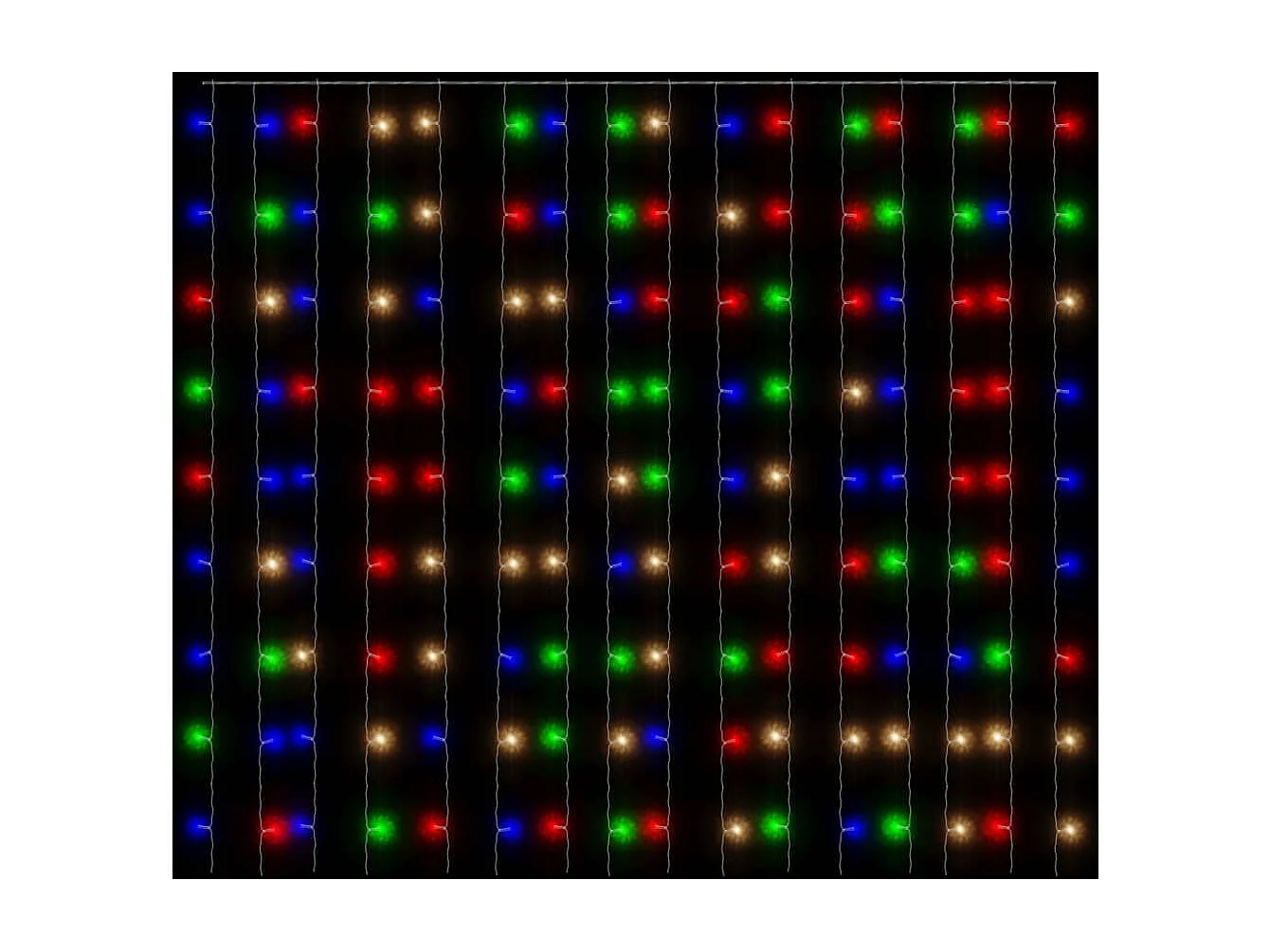 LED-lichtgordijnen 3x3 m 300 LED Veelkleurig 8 functies