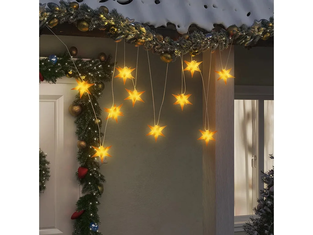 Lumière de Noël 10 LED jaune 10 cm