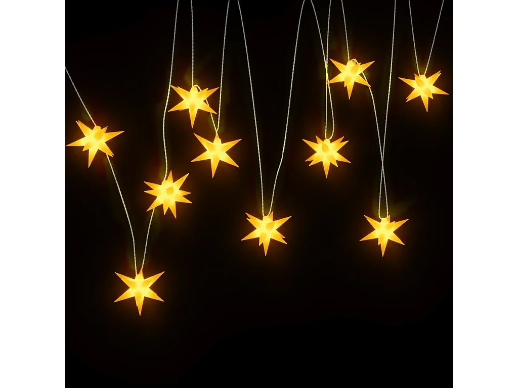 Lumière de Noël 10 LED jaune 10 cm