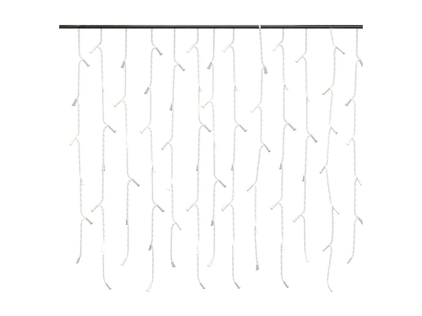 Cortina luminosa LED cubitos de hielo 10m 400 LED Azul 8 funciones