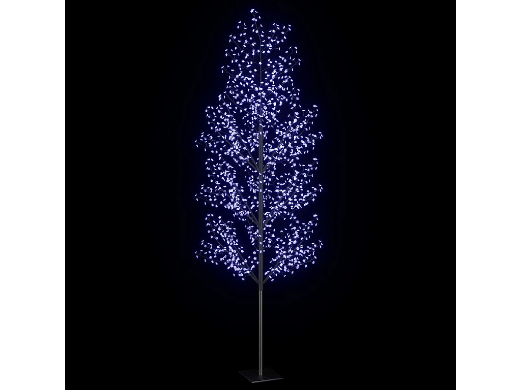 Sapin de Noël 1200 LED bleu Cerisier en fleurs 400 cm