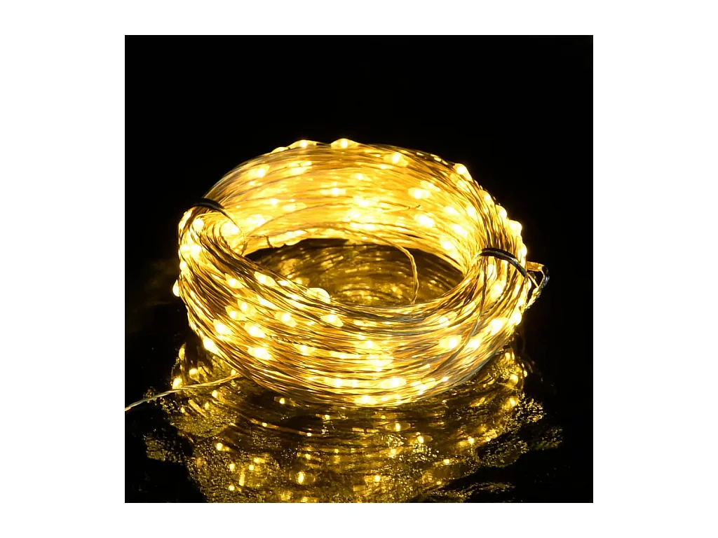 LED-Girlande mit 300 warmweißen LEDs 30 m