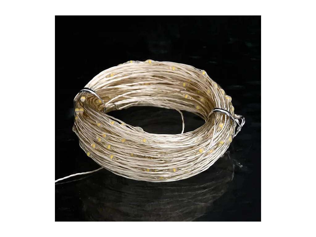 LED-Girlande mit 300 warmweißen LEDs 30 m