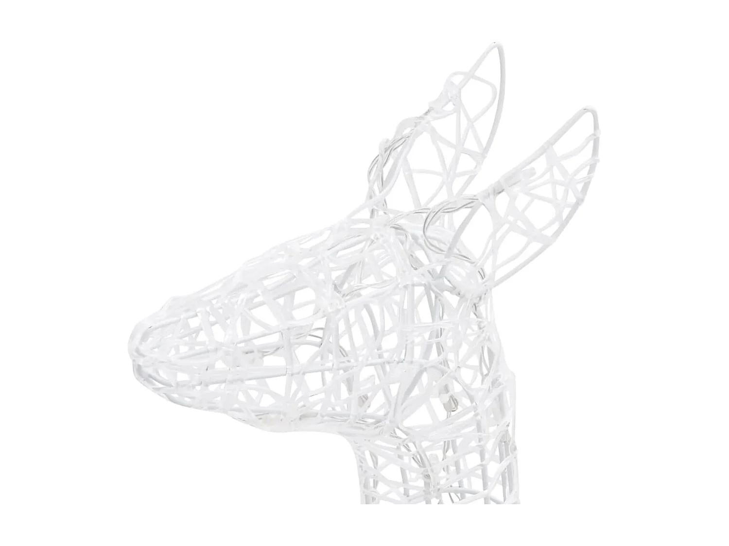 Famiglia di renne decorative Acrilico 160 LED bianco caldo