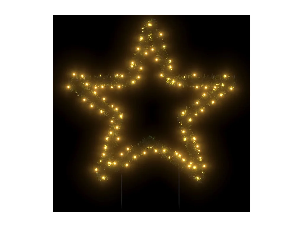 Weihnachtsstern-Lichtdekoration mit 115 LED-Stäben 85 cm