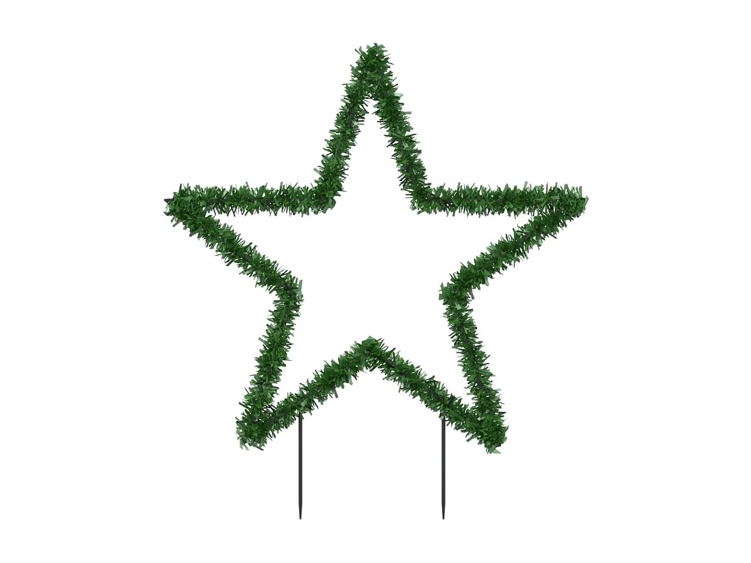 Décoration lumineuse étoile de Noël avec piquets 115 LED 85 cm