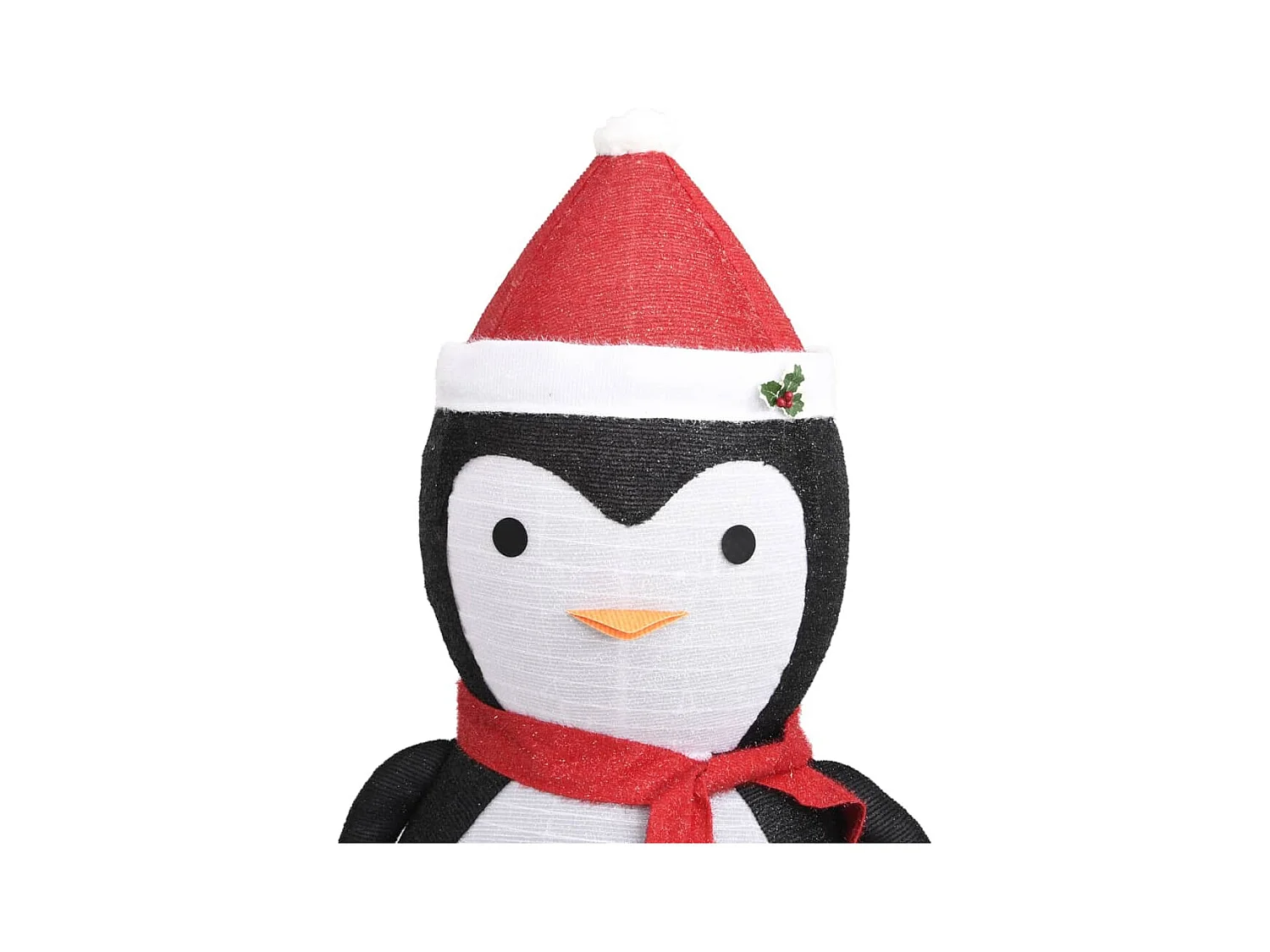 Tecido de luxo para decoração de Natal de pinguim LED 180cm