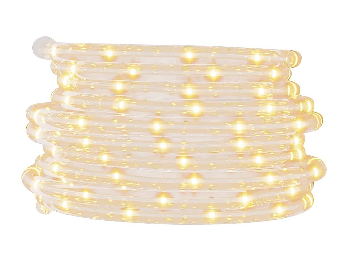 Cable de luz con 480 LEDs blanco cálido 20 m PVC