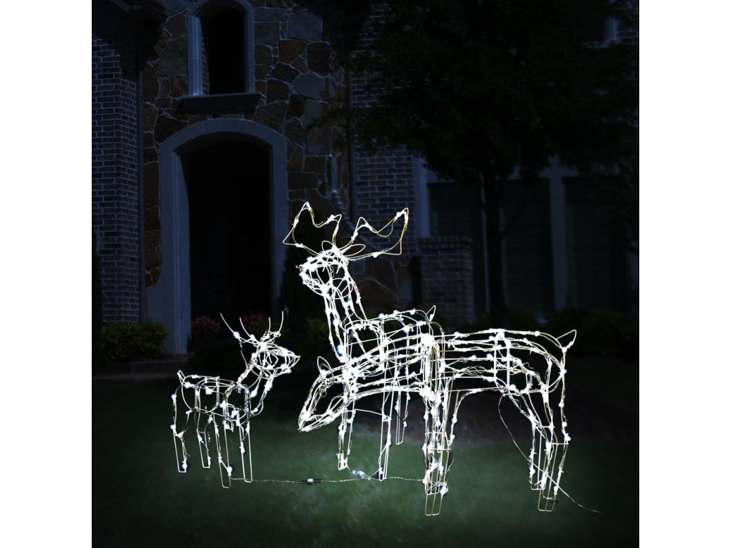 Cordon lumineux de Noël 3 pcs Rennes 229 LED