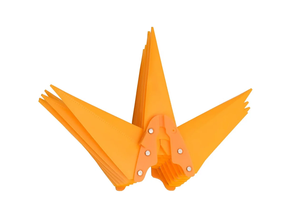 Luci natalizie con LED 3 pz pieghevoli gialle