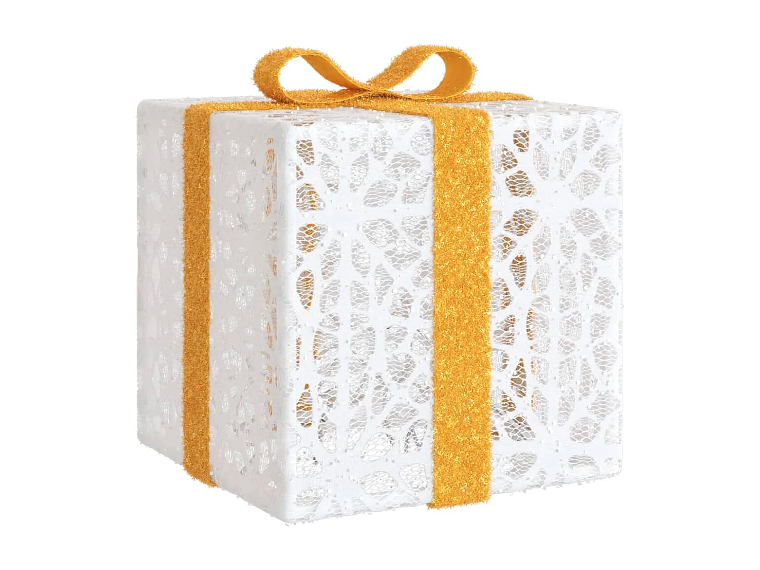 Scatole natalizie luminose 3 pz. 64 LED bianco caldo