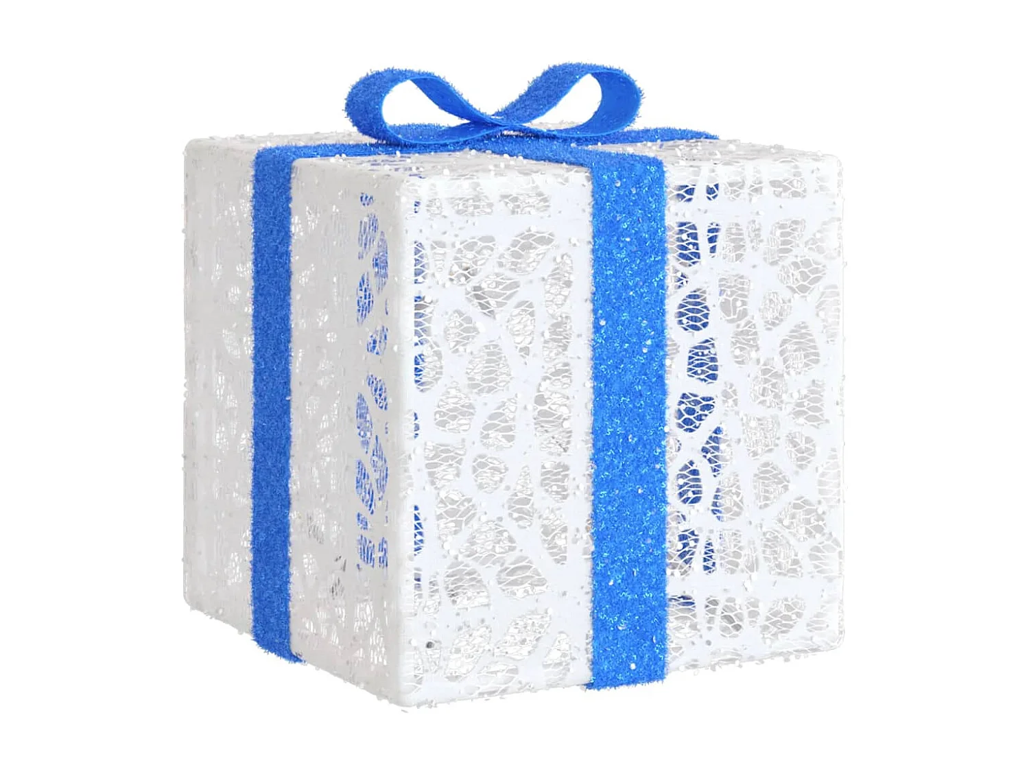 Scatole natalizie luminose 3 pz. 64 LED bianco caldo