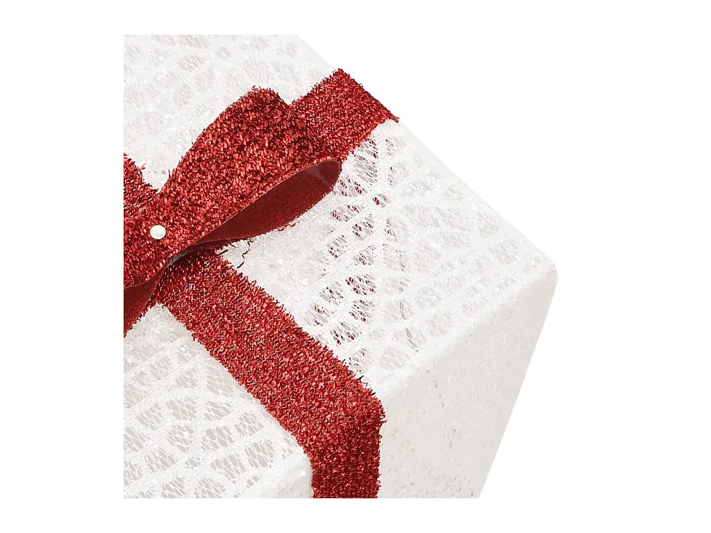 Boîtes de Noël lumineuses 3 pcs 64 LED blanc chaud